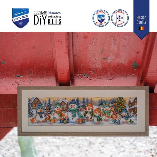 Stickpackung Vervaco - Snow friends portrait
