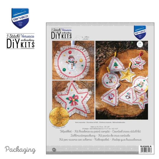 Stickpackung Vervaco - Christmas Ornaments