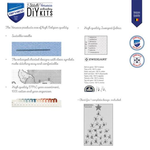 Stickpackung Vervaco - Christmas Ornaments