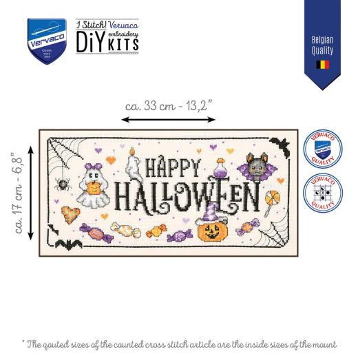 Stickpackung Vervaco - Happy Halloween