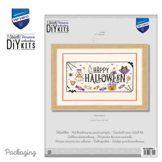 Stickpackung Vervaco - Happy Halloween