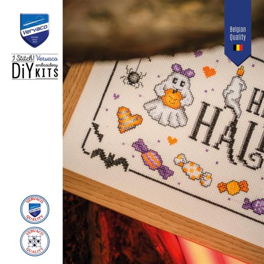 Stickpackung Vervaco - Happy Halloween