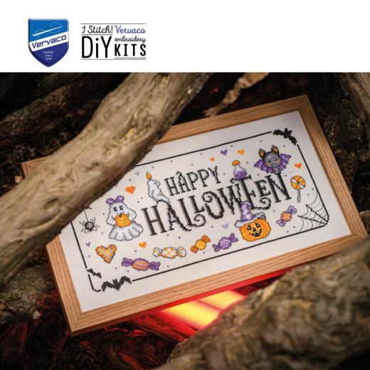 Stickpackung Vervaco - Happy Halloween