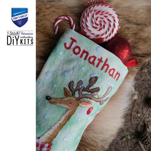 Stickpackung Vervaco - Weihnachtsstrumpf The Gift of Friendship