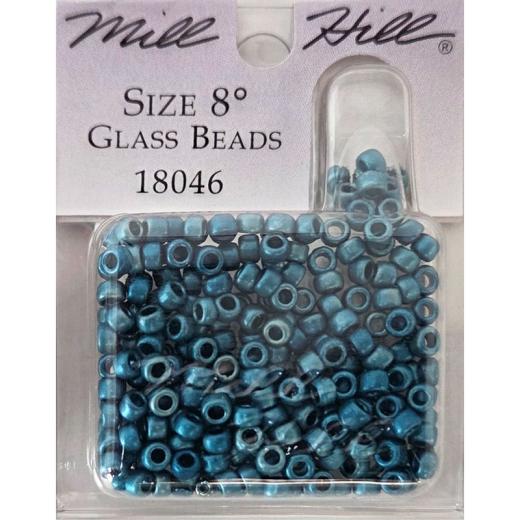 Mill Hill 18046 Pony Beads Size 8/0 - Matte Cadet Blue