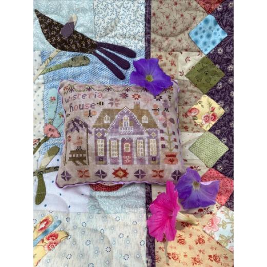 Stickvorlage Pansy Patch Quilts & Stitchery - Wisteria House