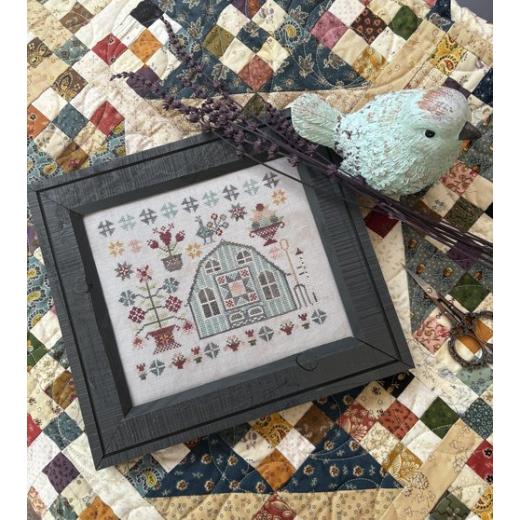 Summer Quilt Barn - Pansy Patch Quilts & Stitchery (Stickvorlage)