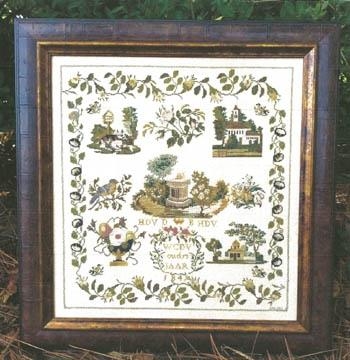 Stickvorlage Samplers Not Forgotten - Dutch Rose Garden