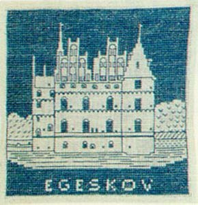 Fremme Stickpackung - Schloss Egeskov 15x15 cm