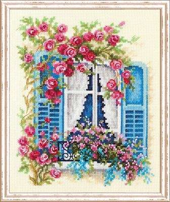Magic Needle - Stickbild Blossoming Window