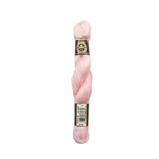 DMC Perlgarn Stärke 5 - 112,5 m Strang - 818 babyrosa (Ausverkauf)