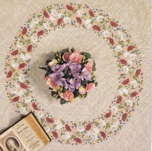 Haandarbejdets Fremme - Tischdecke Mohnblumenkranz