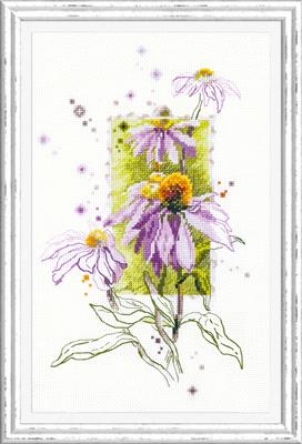 Magic Needle - Stickbild Echinacea