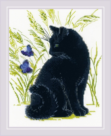 Riolis Stickpackung - Black Cat