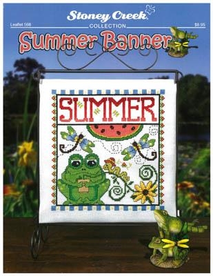 Stickvorlage Stoney Creek Collection - Summer Banner