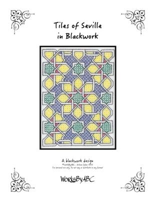 Stickvorlage Works by ABC - Tiles Of Seville In Blackwork