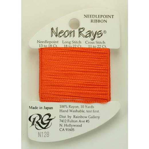 Neon Rays Orange - Rainbow Gallery