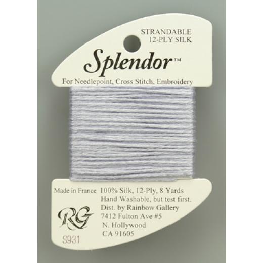 Splendor Silk Ribbon Pale Blue Violet (Ersatz für Needlepaints 2001) - Rainbow Gallery