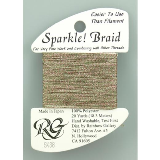 Sparkle! Braid Mos Green - Rainbow Gallery
