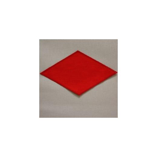 Zweigart Anhäkelform Rhombus hochrot - Ausverkauf 6x vorrätig