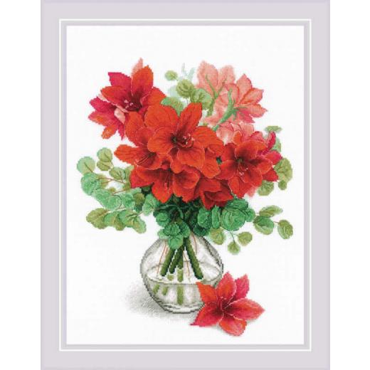 Riolis - Stickbild Amaryllis