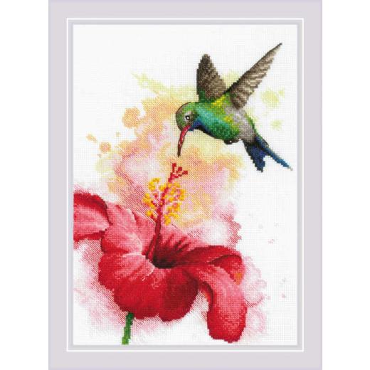 Riolis - Stickbild Hummingbird