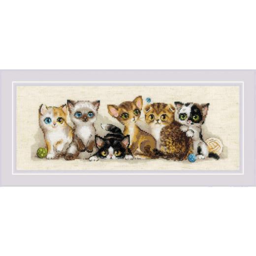 Riolis - Stickbild Kittens