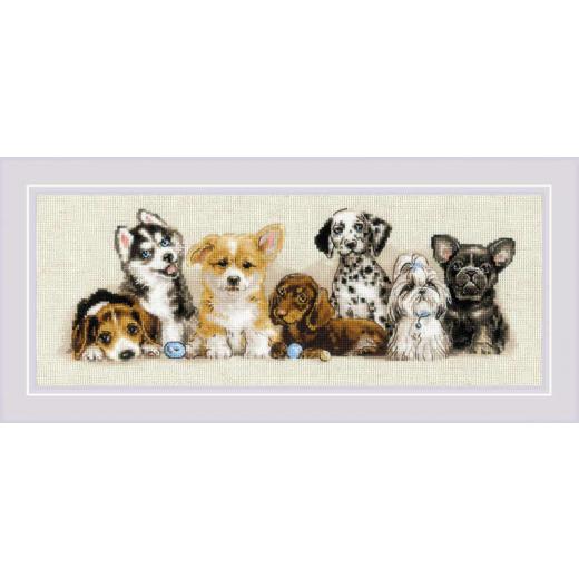 Riolis - Stickbild Puppies