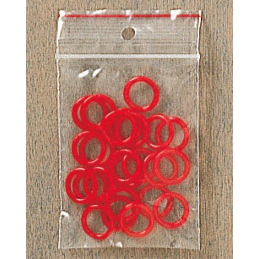 Ringe für Adventskalender rot (24 Stück) Ø 16 mm