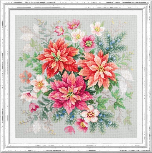 Magic Needle - Stickbild Flower Magic Poinsettia