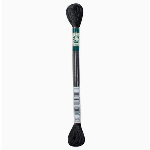 DMC Mouliné Satin - S310 schwarz