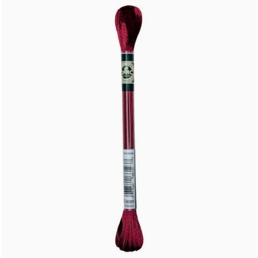 DMC Mouliné Satin - S3685 malve sehr dunkel