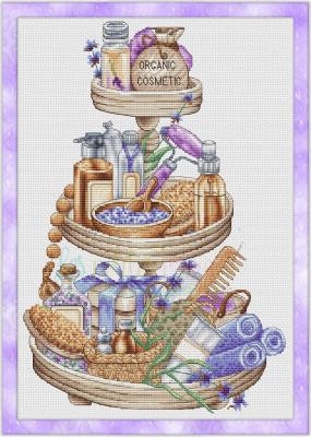 Bathroom Shelf - Les Petites Croix De Lucie (Stickvorlage)