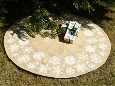 Haandarbejdets Fremme - Weihnachtsbaumdecke Schneeflocken