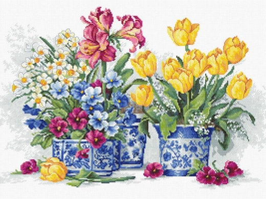 Luca-S Stickpackung - Spring Garden