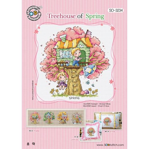 Treehouse of Spring - Soda Stitch (Stickvorlage) - Ausverkauf