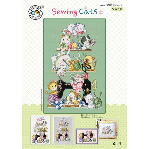 Stickvorlage Soda Stitch - Sewing Cats