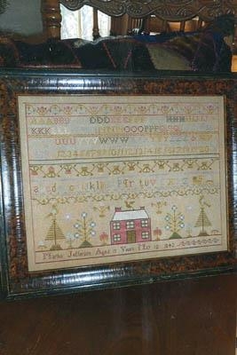 Stickvorlage Chessie & Me - Martha Jefferson 1842 Sampler