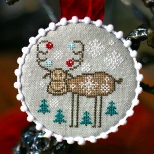 Stickvorlage Bendy Stitchy Designs - Christmas Moose