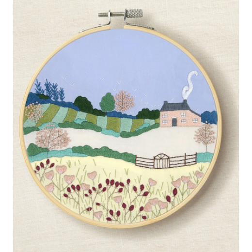 DMC - Frühlingslandschaft mit Stickring (Stickpackung)