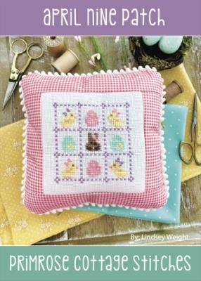 Stickvorlage Primrose Cottage Stitches - April Nine Patch