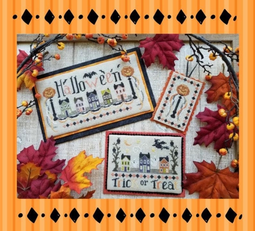 Stickvorlage Waxing Moon Designs - Halloween Street