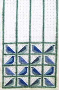 Haandarbejdets Fremme - Läufer Blaumeisen