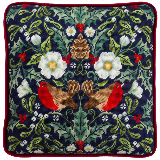 Bothy Threads Stickpackung - Winter Robins Tapestry