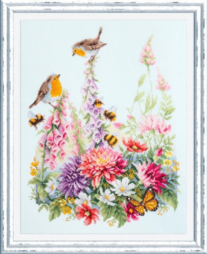 Magic Needle - Stickbild Singing Robins
