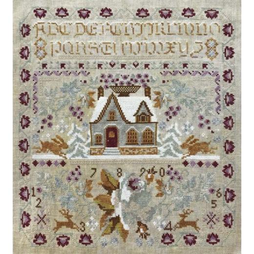 Winter Rose Sampler - Twin Peak Primitives (Stickvorlage)