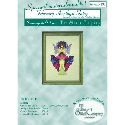 February Amethyst Fairy - Mirabilia - Materialpaket Perlen & Treasures