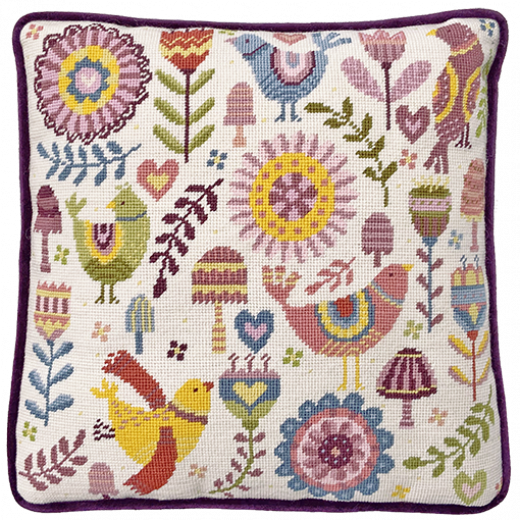 Bothy Threads Suzy Taylor - Feathered Friends Tapestry