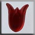 12025 Mill Hill Glass Treasures - Large Tulip Matte Siam