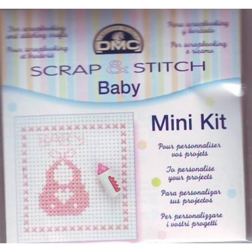 DMC - Scrap & Stitch Baby mini - Mädchen